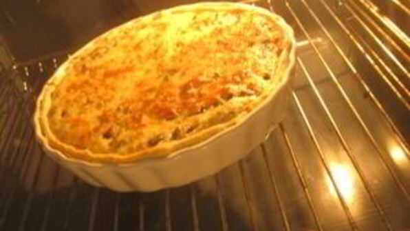 пирог с шампиньонами