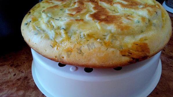 пирог с сыром в мультиварке заливной