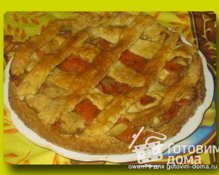 Пирог с тыквой и яблоками