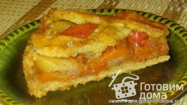 пирог с тыквой и яблоками