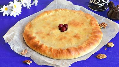 Пирог с замороженной вишней