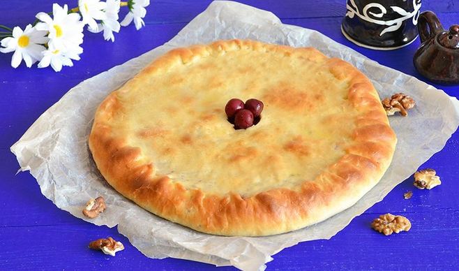 Пирог с замороженной вишней