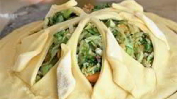 пирог с зеленью