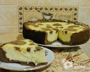 Пирог шоколадно-творожный жираф