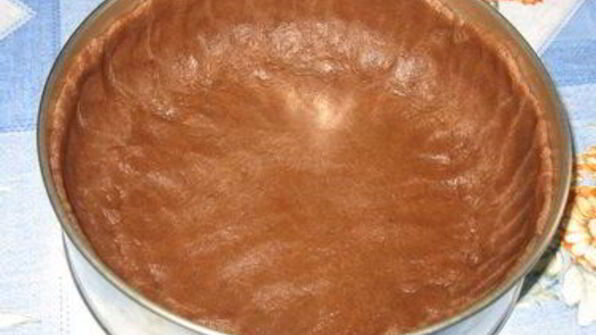 пирог шоколадно-творожный жираф