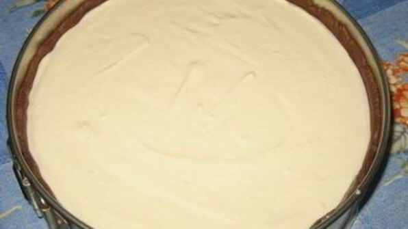 пирог шоколадно-творожный жираф