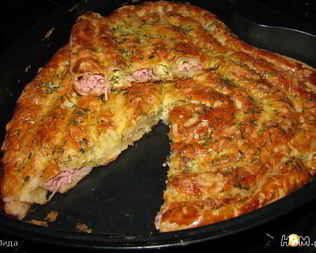 Пирог улитка с разными начинками