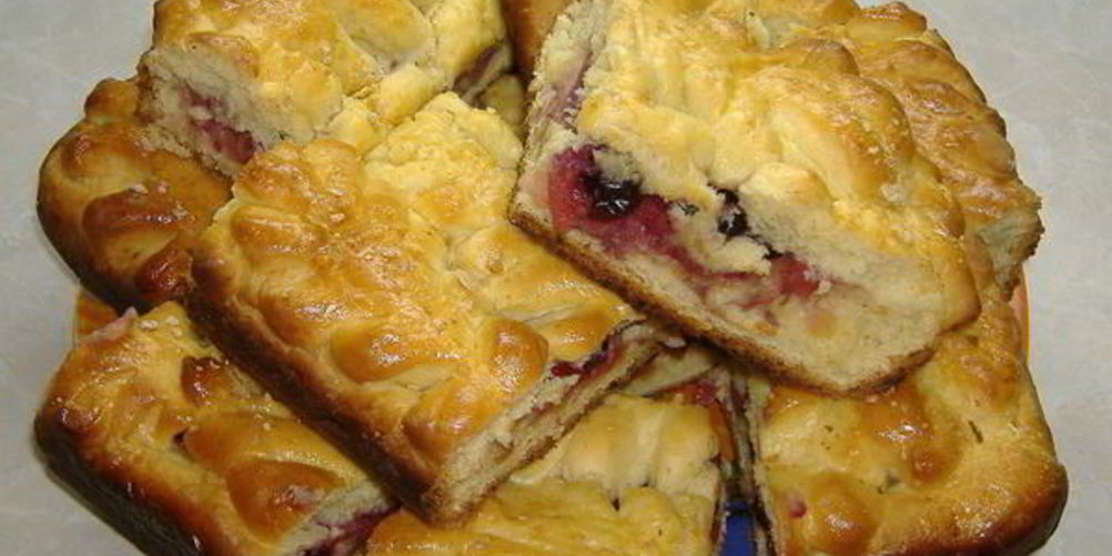 Рецепт пирог зимний с ягодами