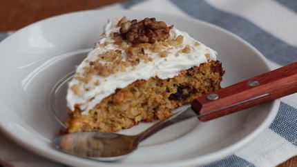 Полезный морковный пирог с бананами и специями