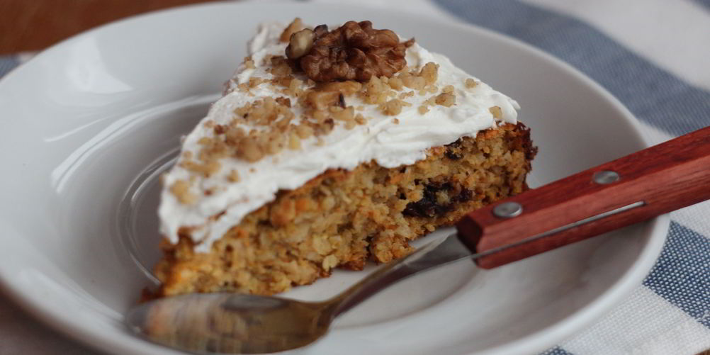 Рецепт полезный морковный пирог с бананами и специями