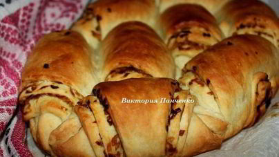 Постный пирог Луковое счастье