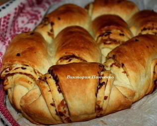 Постный пирог Луковое счастье