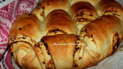 Постный пирог Луковое счастье