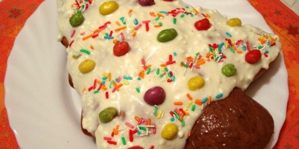 Рецепт праздничный пирог елочка