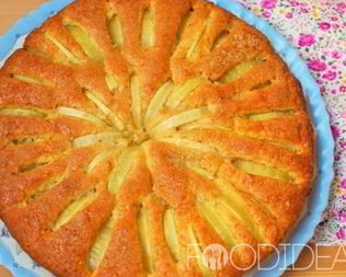 Простой пирог с яблоками