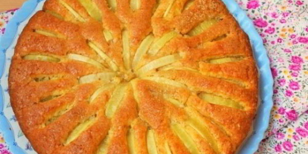 Рецепт простой пирог с яблоками