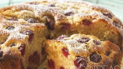 Простой вишневый пирог