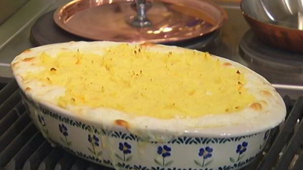 рыбный пирог со сливочной начинкой