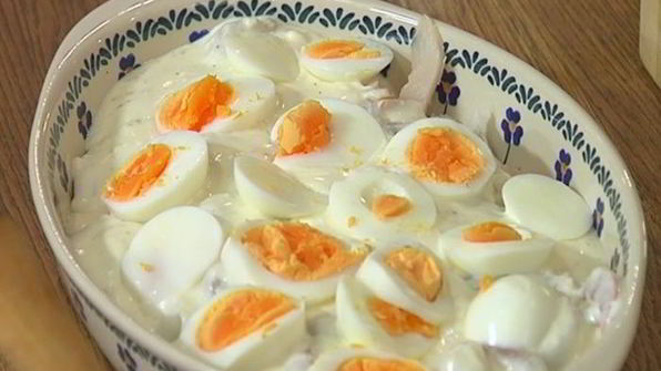 рыбный пирог со сливочной начинкой