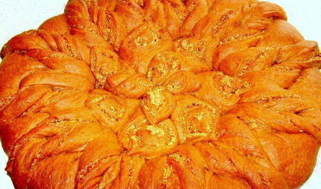 Шоколадно-миндальный пирог Африканская снежинка