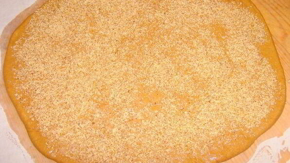 шоколадно-миндальный пирог африканская снежинка