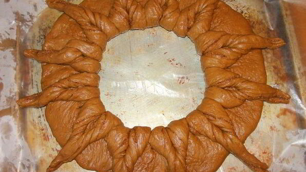 шоколадно-миндальный пирог африканская снежинка