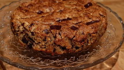 Шоколадно-миндальный пирог