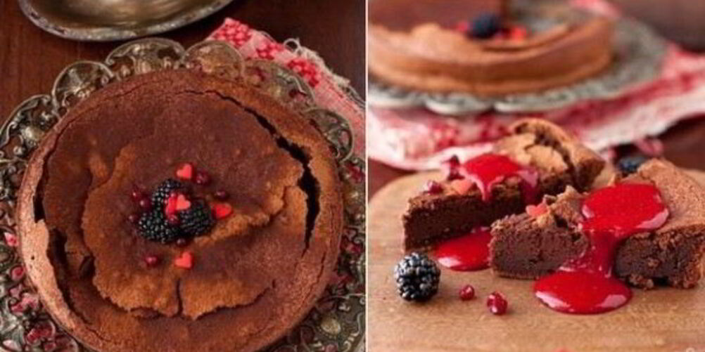 Рецепт шоколадный пирог с ягодами