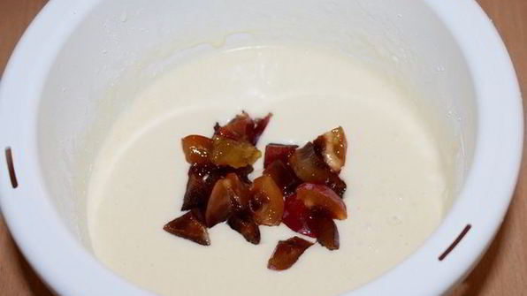 сливовый пирог с коньяком