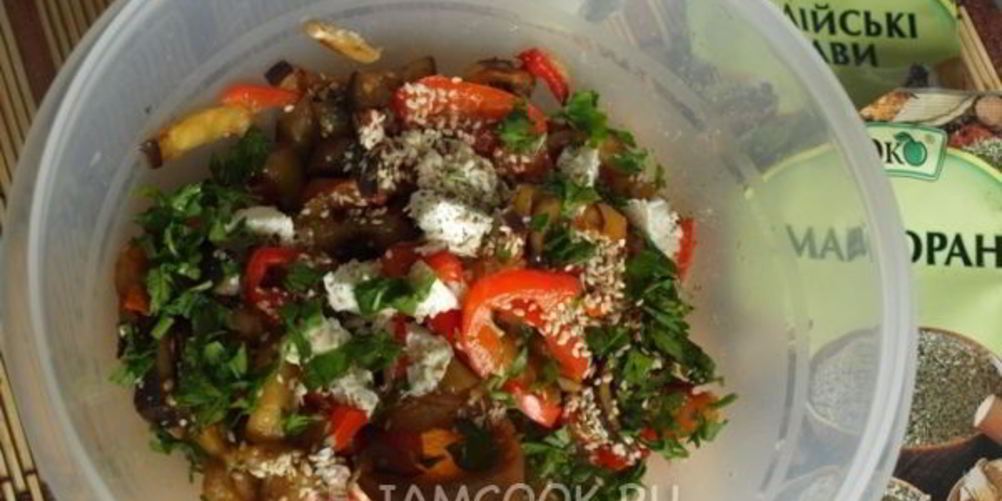 Рецепт сырно-слоеный пирог с карамелизированными баклажанами