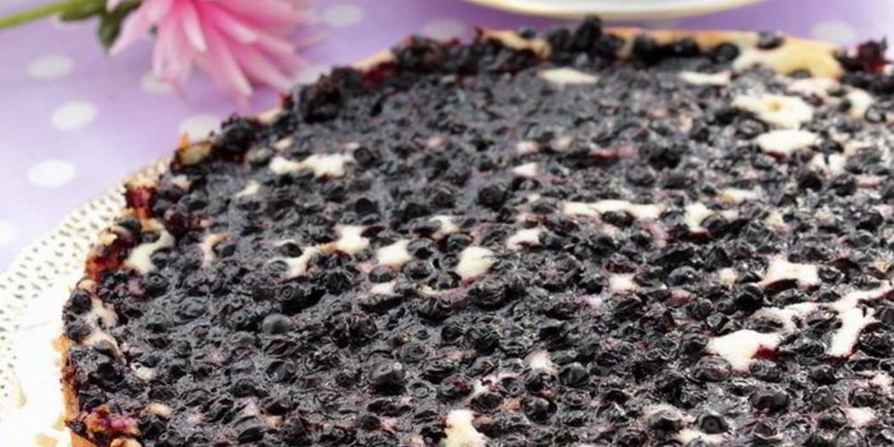 Рецепт сырный пирог с черникой