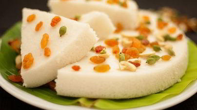 Тайландский рисовый пирог с фруктами