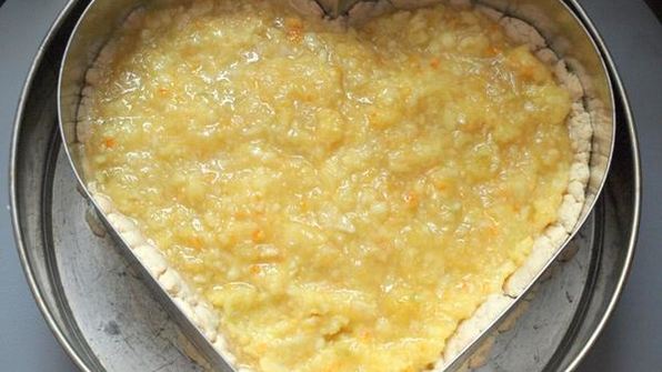 цитрусовый пирог с безе