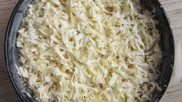 творожно-яблочный насыпной пирог