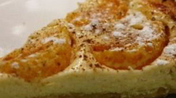 творожный пирог с мандаринами