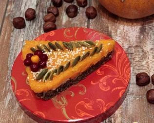 Тыквенный пирог без выпечки