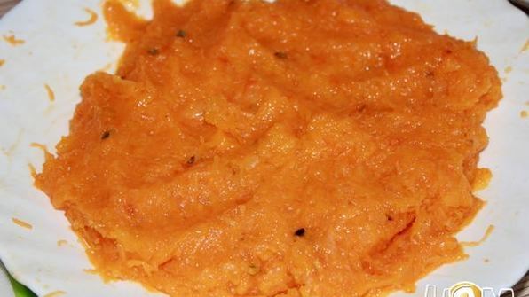 тыквенный пирог без выпечки