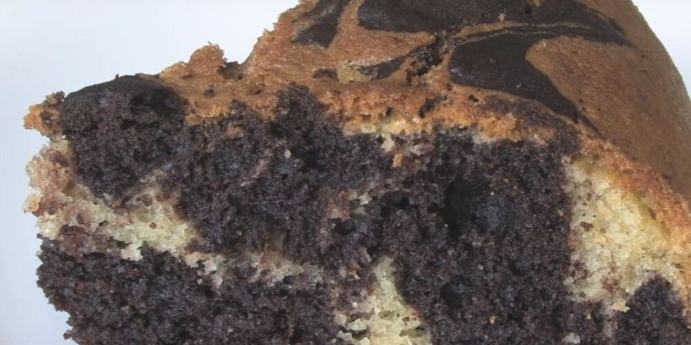 Рецепт ванильно-мраморный бисквитный пирог