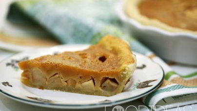 Яблочный пирог с карамелью