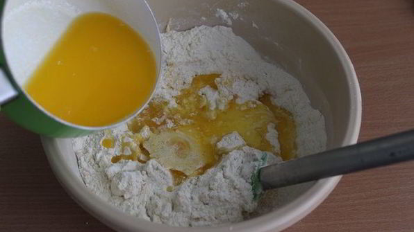 яблочный пирог с кукурузной мукой