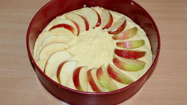 яблочный пирог с кукурузной мукой