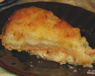 Яблочный пирог в микроволновке