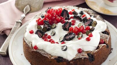 Ягодный пирог с хересом