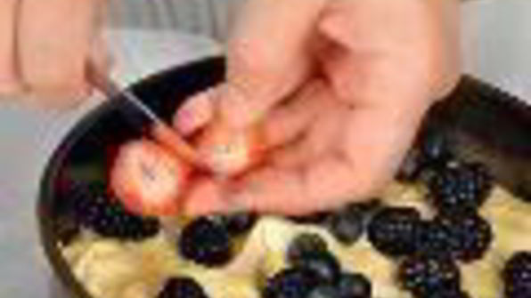 ягодный пирог с хересом