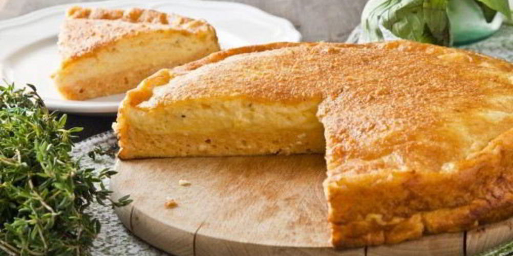 Рецепт заливной пирог с сыром