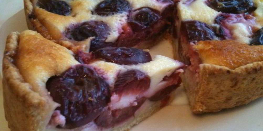 Рецепт заливной пирог со сливами