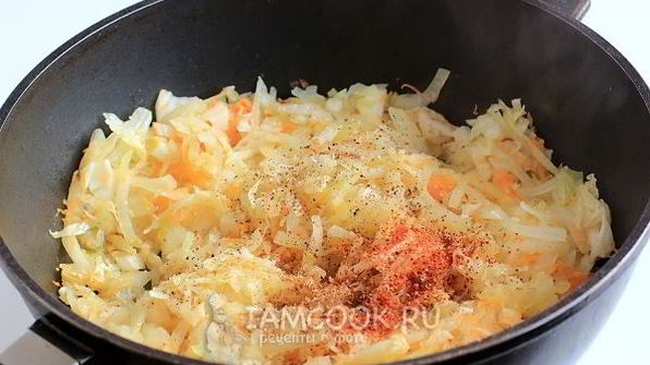 картофельные пирожки с капустой