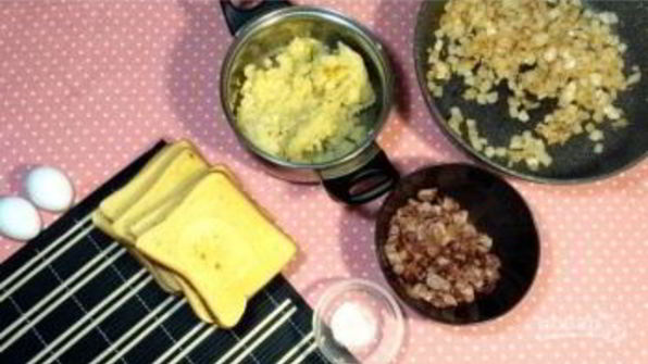 лентяйские пирожки из хлеба