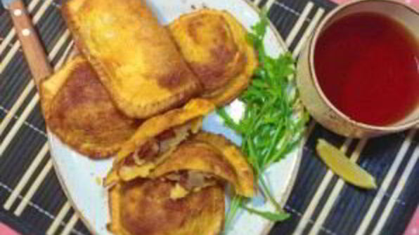 лентяйские пирожки из хлеба