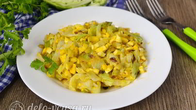 Начинка для пирожков с капустой и яйцом